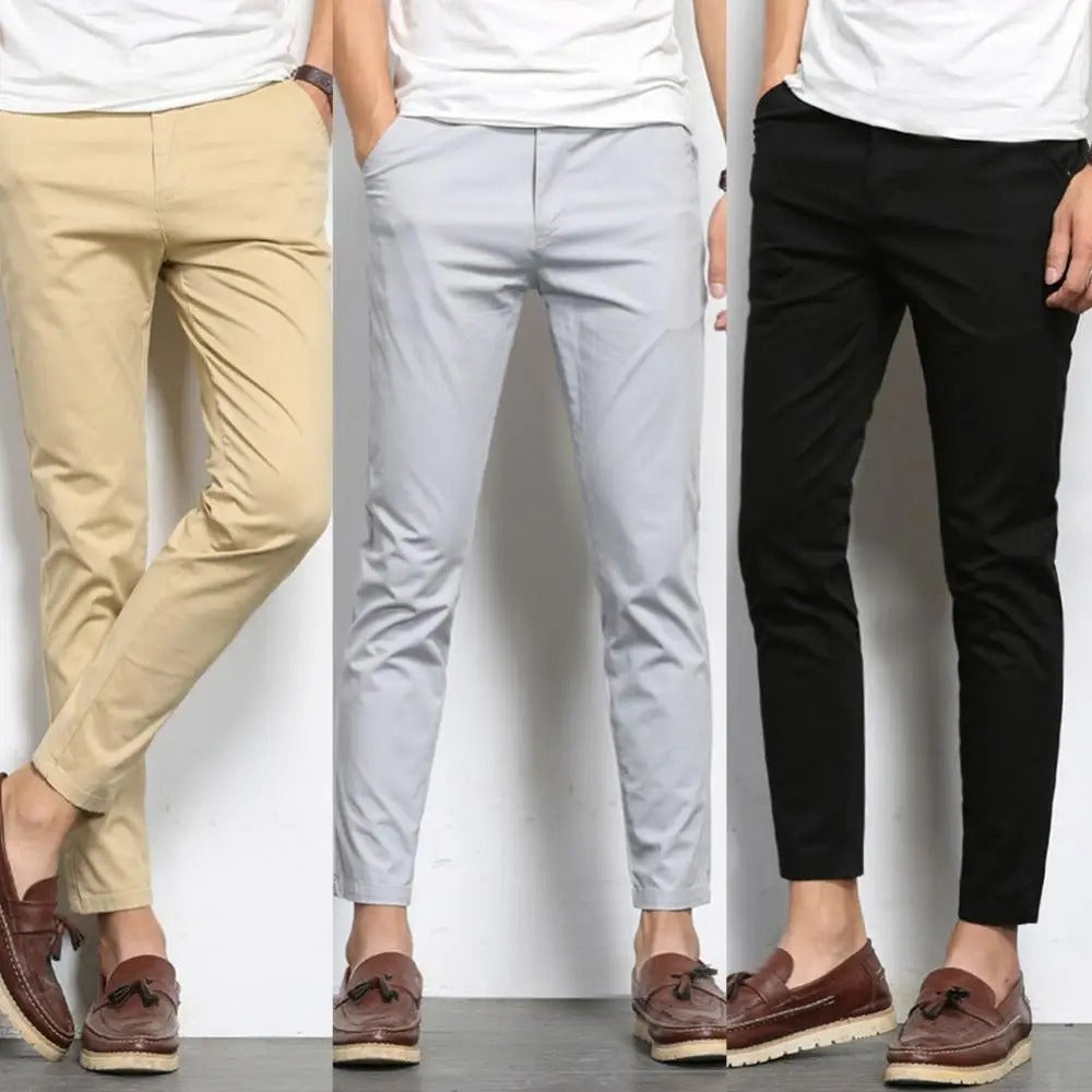 Cotton chinos pants